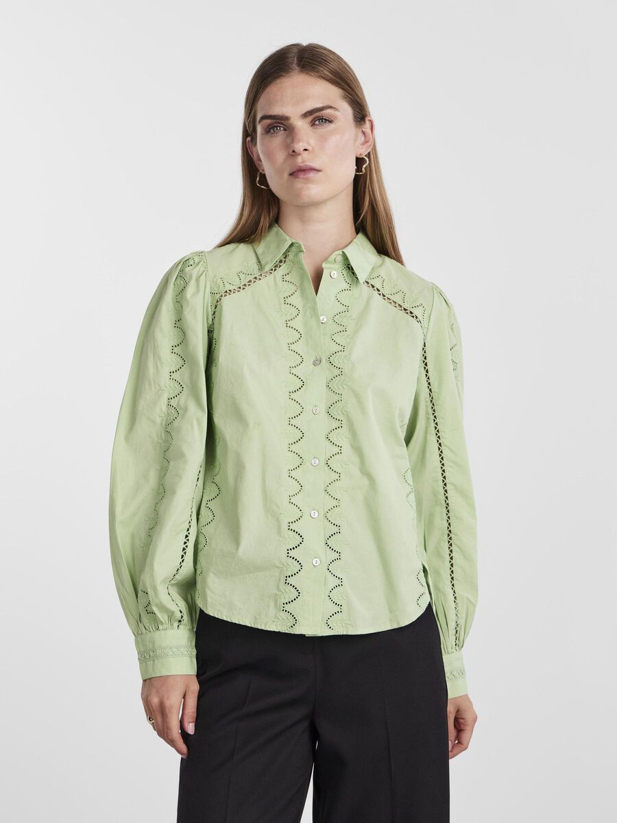 Yas-Yaskenora Ls Shirt - Quiet Green